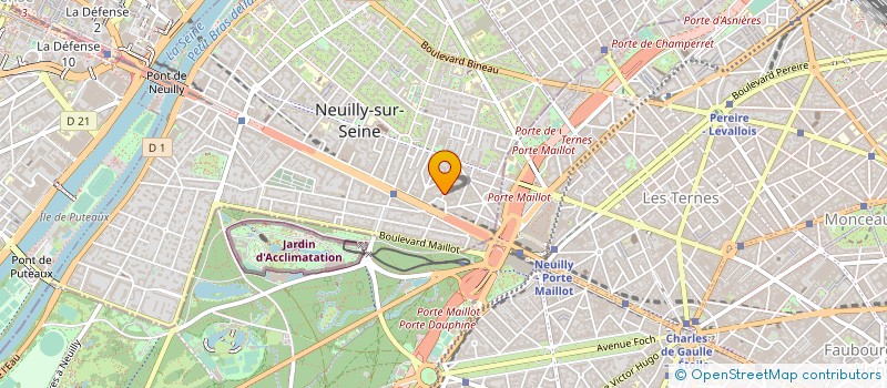 localisation de l'entreprise GEGM à NEUILLY-SUR-SEINE