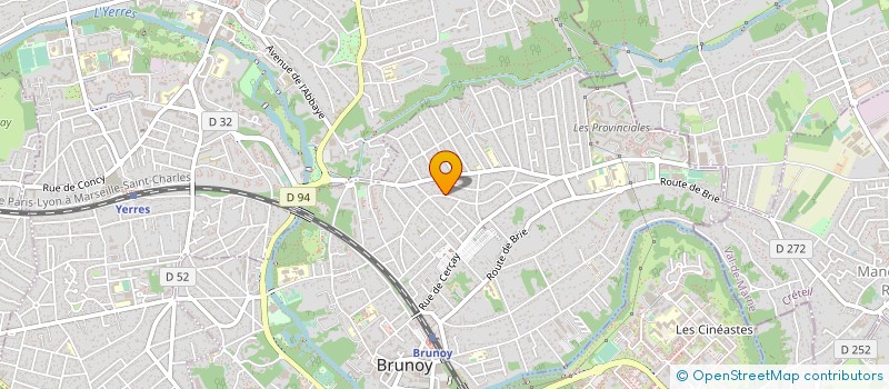 localisation de l'entreprise GEGONE à BRUNOY