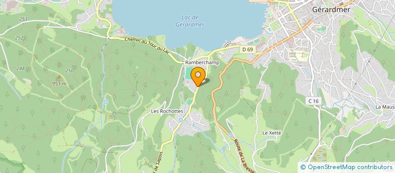 localisation de l'entreprise GEGOUT LAETITIA ET VINCENZI LILIAN  GERARDMER