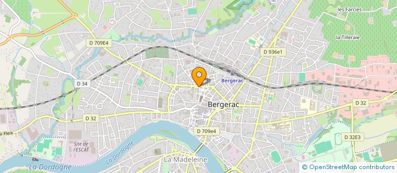 localisation de l'entreprise GEH  BERGERAC