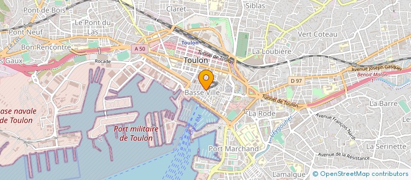 localisation de l'entreprise GEHESS-AGENCE EDITORIALE à TOULON