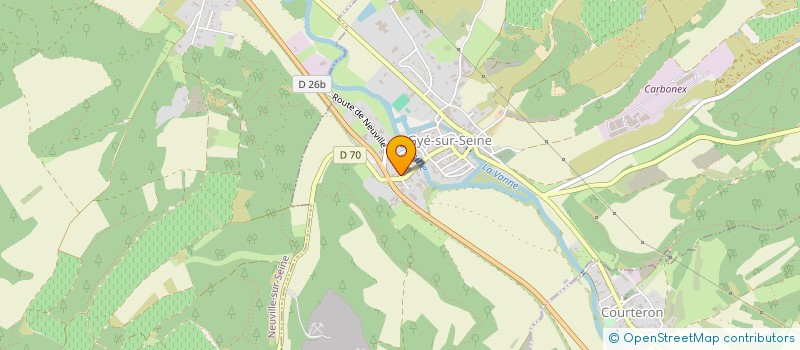 localisation de l'entreprise GEHIN  GYE-SUR-SEINE