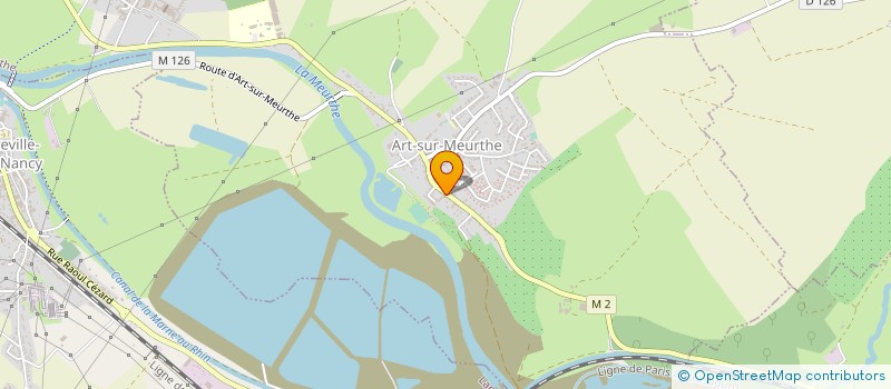 localisation de l'entreprise GEHO INDUS LORRAINE POLE TUYAU CHAUDRON à ART-SUR-MEURTHE