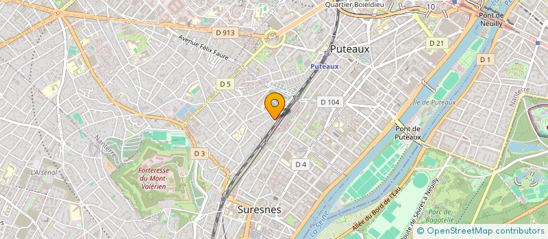 localisation de l'entreprise GEHRINGER à SURESNES