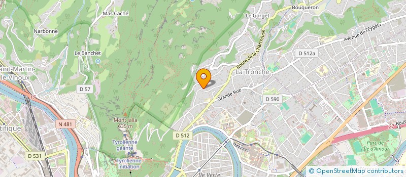 localisation de l'entreprise GEHULL  SAINT-MARTIN-D'URIAGE