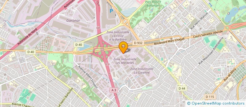 localisation de l'entreprise GEI INTERNATIONAL à AULNAY-SOUS-BOIS