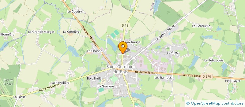localisation de l'entreprise GEIDAC à SAINT-GERMAIN-DU-BOIS