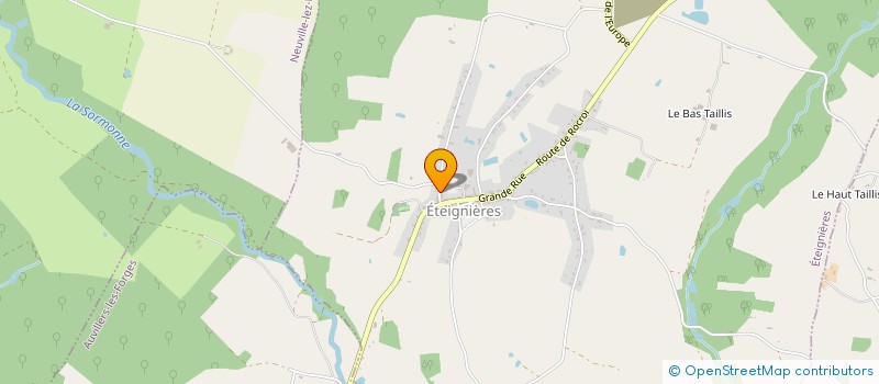 localisation de l'entreprise GEIE 2MORROW TRACK  MAUBERT-FONTAINE