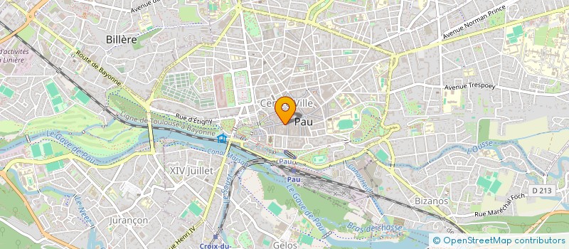 localisation de l'entreprise GEIE CABI- CENTRALE D'ACHAT DES BIJOUTIERS INDEPENDANTS à PAU