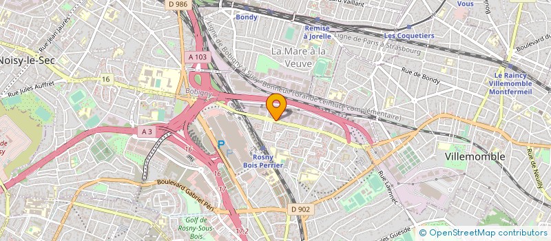 localisation de l'entreprise GEIE EUROPE DES ENTREPRISES à ROSNY-SOUS-BOIS