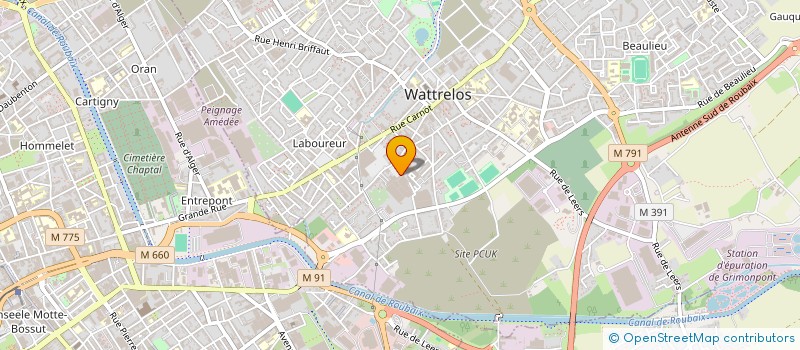 localisation de l'entreprise GEIE HOMABILIS à WATTRELOS
