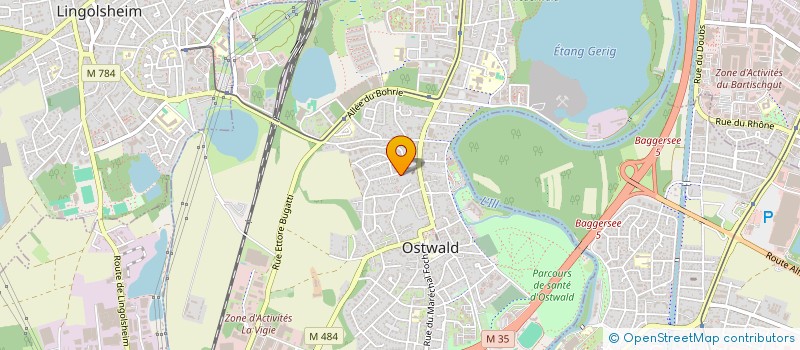 localisation de l'entreprise GEIHA  OSTWALD