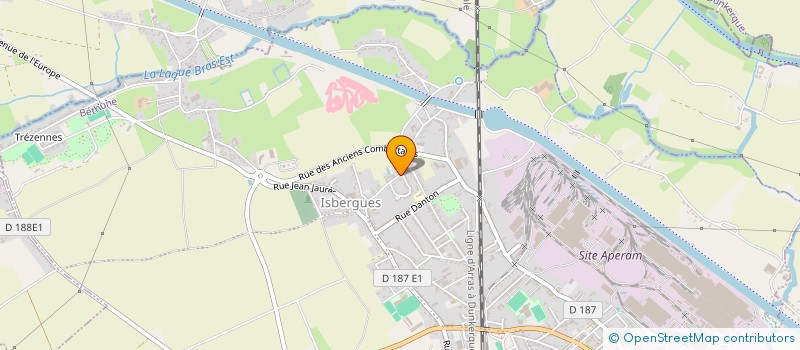 localisation de l'entreprise GEILLE LEPAGNOT  ISBERGUES