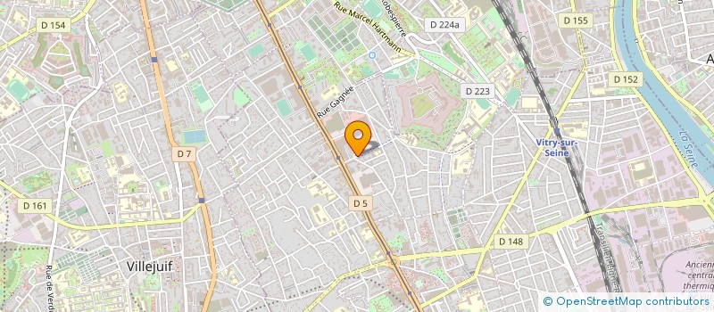 localisation de l'entreprise GEIMA  LA COURNEUVE