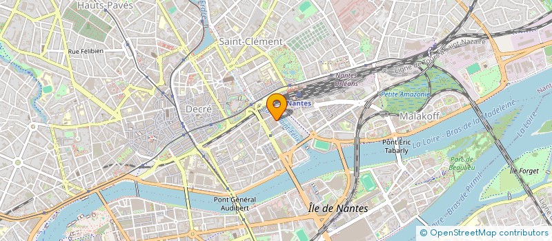 localisation de l'entreprise GEIQ ACCUEIL PAYS DE LOIRE à NANTES