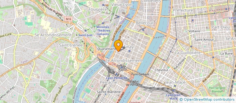 localisation de l'entreprise GEIQ ACCUEIL RHONE ALPES à LYON