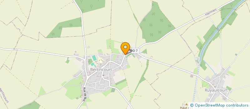 localisation de l'entreprise GEIQ AGRICOLE AGRO-ALIMENTAIRE PDC  BERTINCOURT