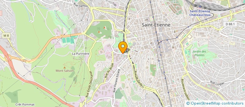 localisation de l'entreprise GEIQ BATI-SCAFE à SAINT-ETIENNE