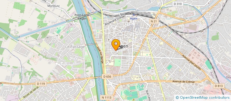 localisation de l'entreprise GEIQ-BTP 47 à AGEN