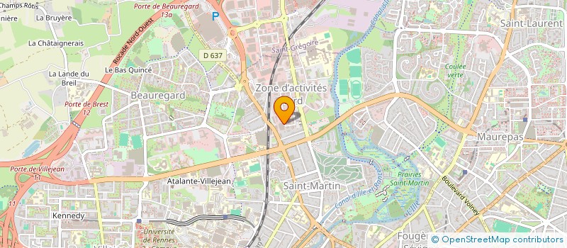 localisation de l'entreprise GEIQ BTP PAYS DE RENNES à RENNES