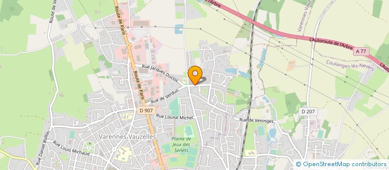 localisation de l'entreprise GEIQ GROUPEMENT D EMPLOYEURS DES TRANSPORTS LOGISTIQUE BOURGOGNE FRANCHE COMTE à VARENNES-VAUZELLES