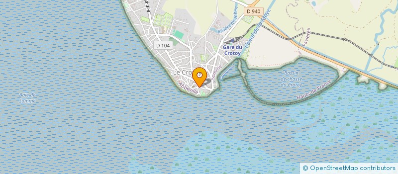 localisation de l'entreprise GEIQ HOTELLERIE RESTAURATION METIER DE BOUCHE DE LA SOMME à LE CROTOY