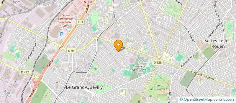 localisation de l'entreprise GEIQ PEP'S  LE PETIT-QUEVILLY