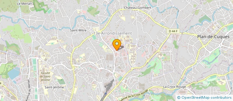 localisation de l'entreprise GEIQ PROPRETE PACA à MARSEILLE