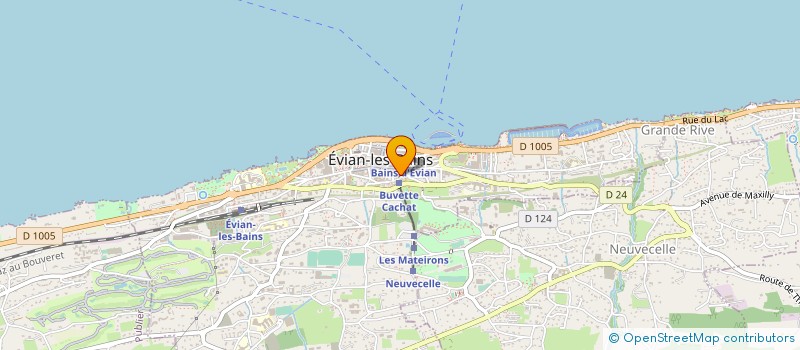 localisation de l'entreprise GEIQ SECTEUR CHABLAIS  EVIAN-LES-BAINS