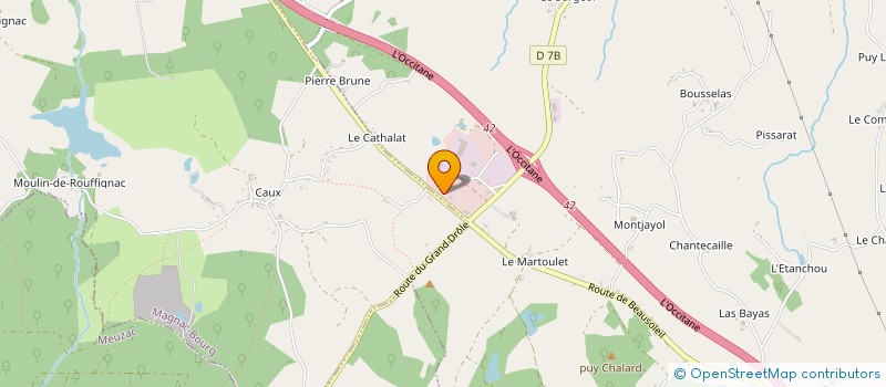 localisation de l'entreprise GEIQ TRANSPORT NOUVELLE AQUITAINE  SAINT-GERMAIN-LES-BELLES
