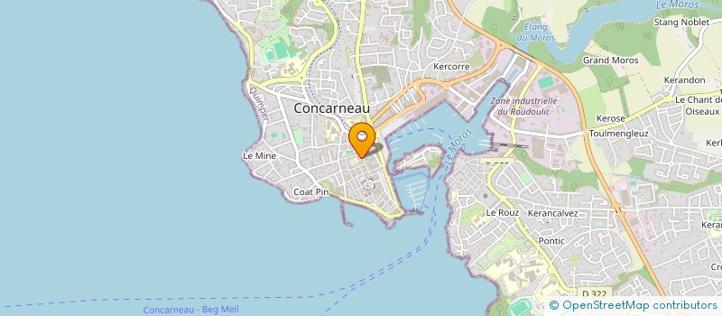 localisation de l'entreprise GEIREC CONCARNEAU à CONCARNEAU