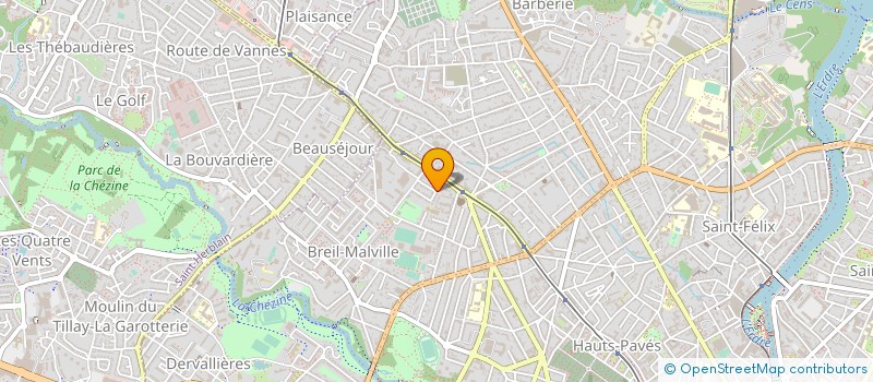 localisation de l'entreprise GEIRINVEST à NANTES