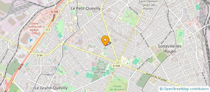 localisation de l'entreprise GEIRIS CONSEILS  LE PETIT-QUEVILLY