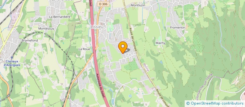 localisation de l'entreprise GEIROTO LA SALE  LISSIEU