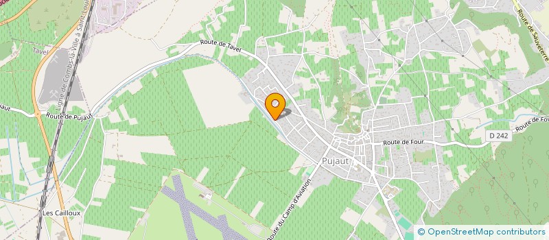 localisation de l'entreprise GEISA  PUJAUT