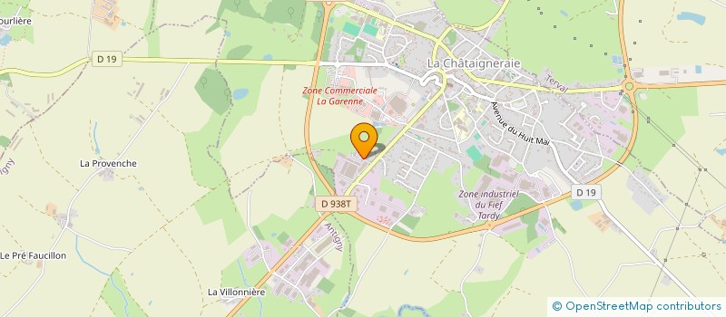 localisation de l'entreprise GEISLER HOLDING à CHATAIGNERAIE (LA)
