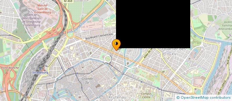 localisation de l'entreprise GEISS IMMOBILIER à STRASBOURG
