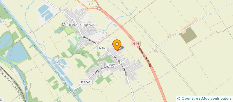 localisation de l'entreprise GEJO  CHEPY