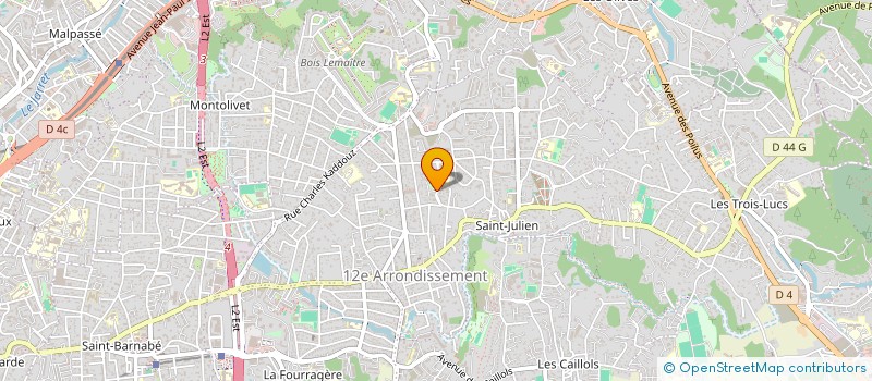 localisation de l'entreprise GEJU à MARSEILLE