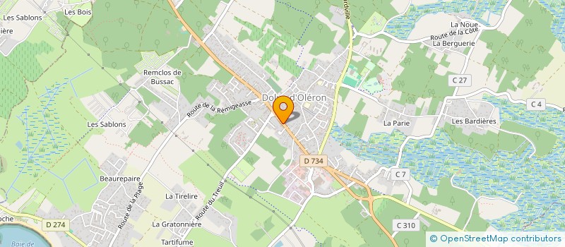 localisation de l'entreprise GEK à DOLUS-D'OLERON