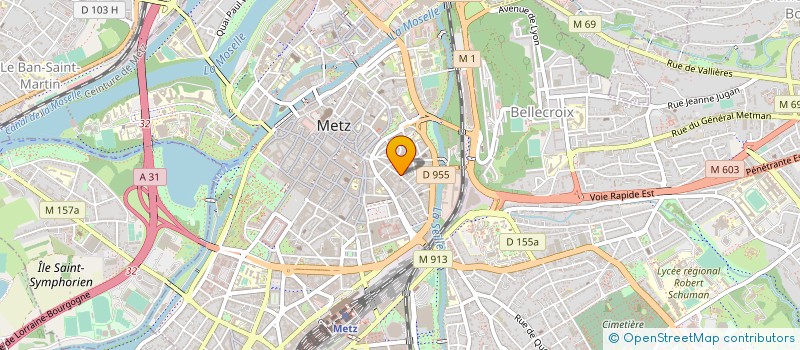 localisation de l'entreprise GEK SARL à METZ