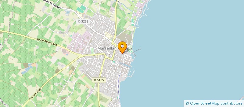 localisation de l'entreprise GEKA à MARSEILLAN