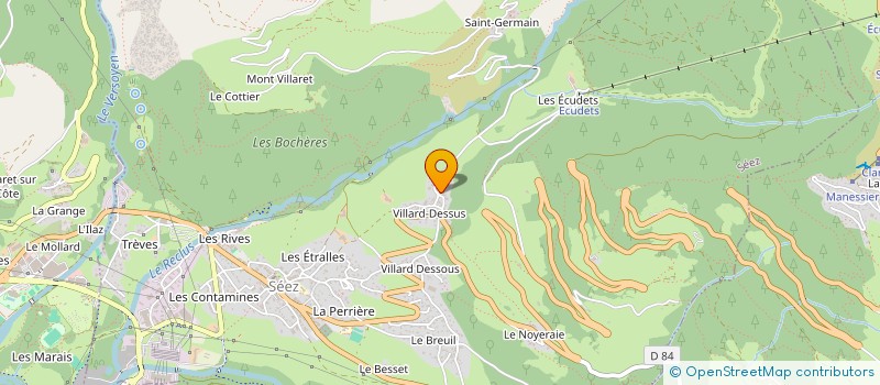 localisation de l'entreprise GEKAS JEAN ET SEVERINE  MONTVALEZAN