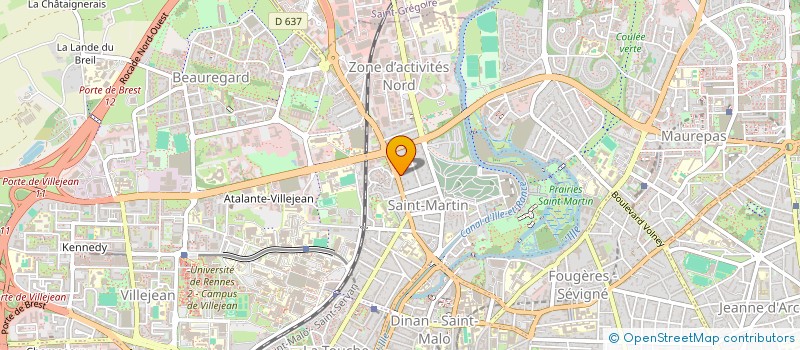 localisation de l'entreprise GEKAZFAO  RENNES