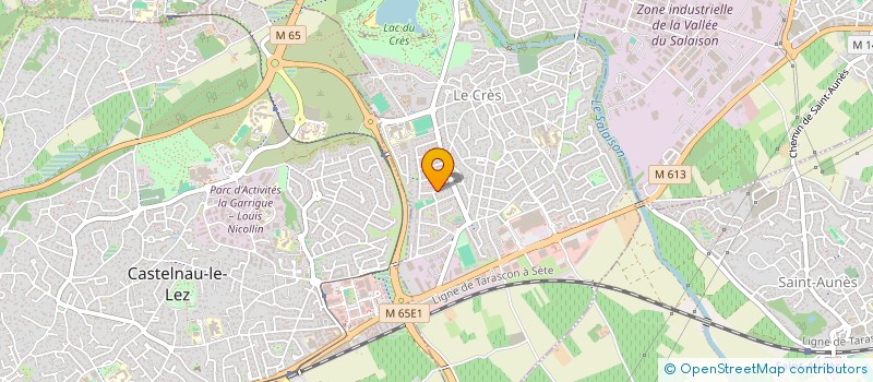 localisation de l'entreprise GEKKAU  LE CRES