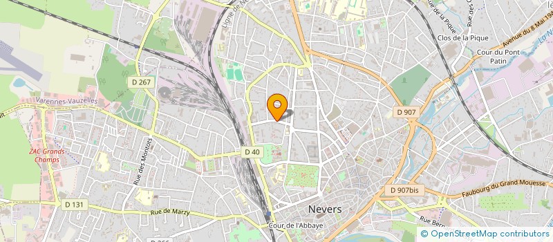 localisation de l'entreprise GEKKO à NEVERS