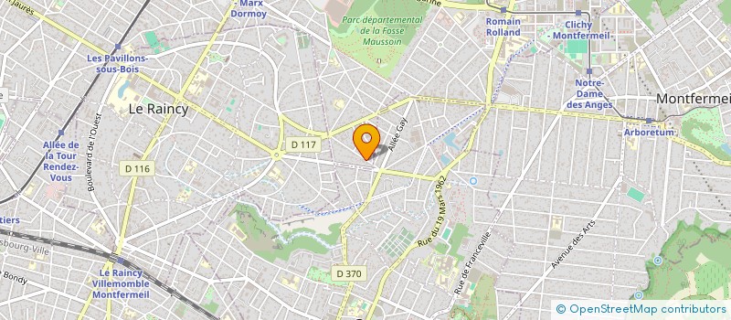 localisation de l'entreprise GEKKO IMMOBILIER à CLICHY-SOUS-BOIS