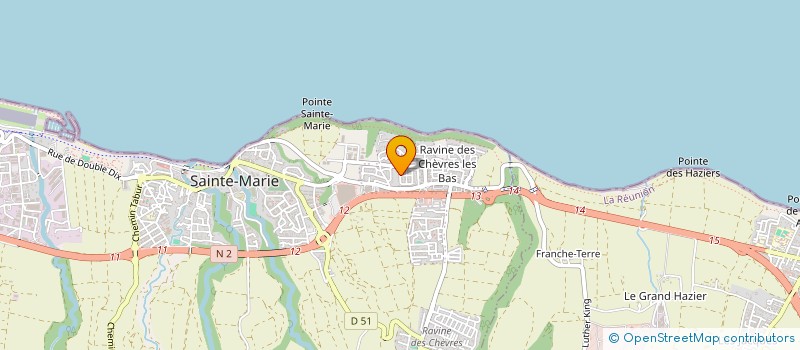 localisation de l'entreprise GEKO INVEST à SAINTE-MARIE
