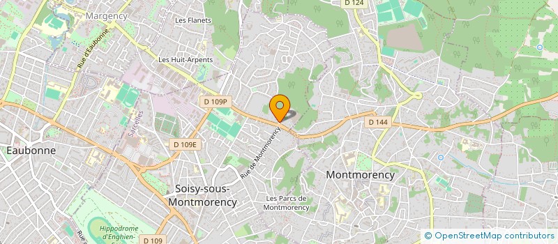 localisation de l'entreprise GEKO LIGHT PRODUCTION  SOISY-SOUS-MONTMORENCY