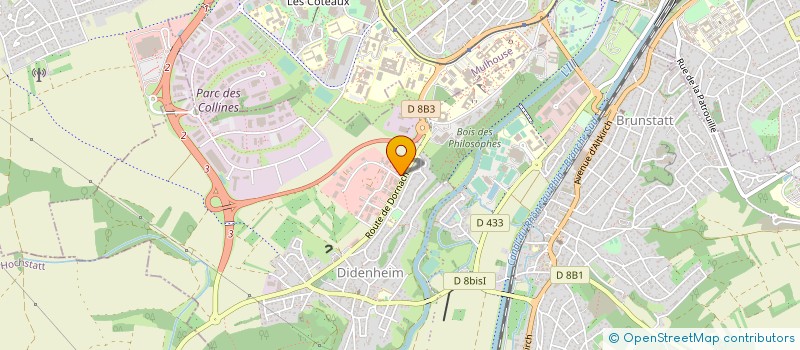 localisation de l'entreprise GEKOBIKE à BRUNSTATT-DIDENHEIM